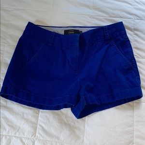 Jcrew chino shorts blue size 0